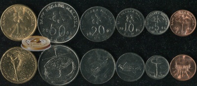 Малайзия Набор из 6 монет aUnc-Unc 1995-2010
