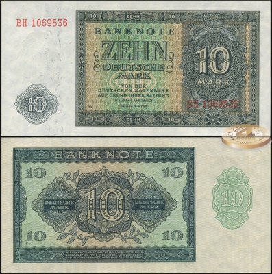 Германия (ГДР). 10 марок (Unc) 1948
