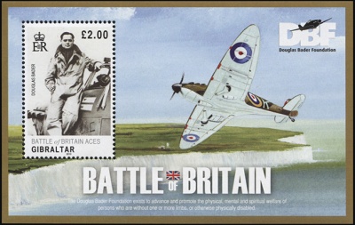 Гибралтар. 2010. 70-летие Битвы за Британию (Блок. MNH OG)