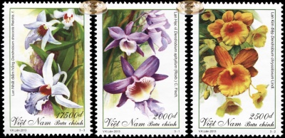 Вьетнам. 2013. Орхидеи (Серия. MNH OG)