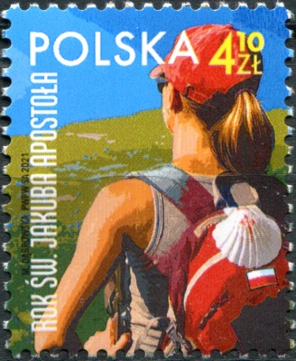 Польша. 2021. Год Святого апостола Иакова (Почтовая марка. MNH OG)