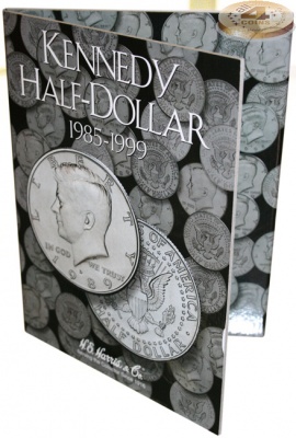 Альбом-фолдер для монет 50 центов США 1985-99 (Harris)