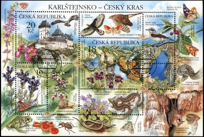 Чехия. 2013. Область Карлштейн (Блок. CTO Гашеная)