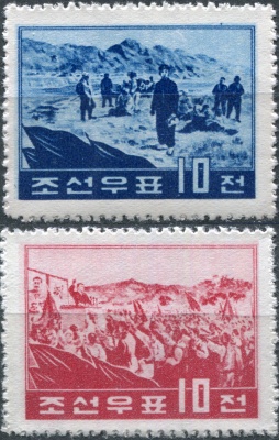КНДР. 1960. Революционное руководство Ким Ир Сена (Серия Почтовых марок. MNH)