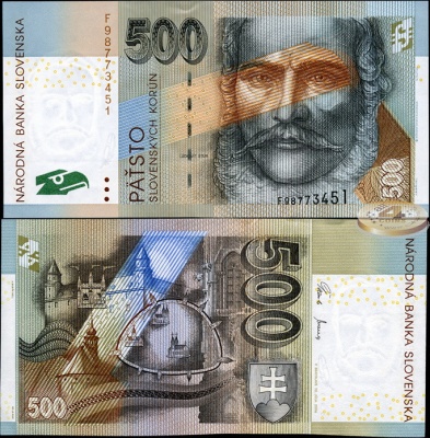 Словакия. 500 крон (Unc) 2006