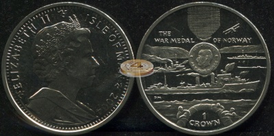 Остров Мэн. 1 крона. 2004 (Unc)