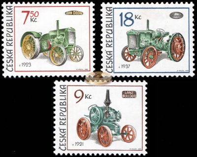 Чехия. 2005. Исторические тракторы (Серия. MNH OG)