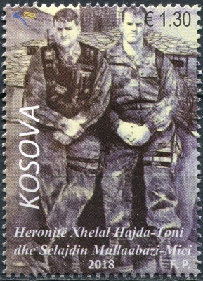 Косово. 2018. Борцы за свободу Освободительной армии Косово (Почтовая марка. MNH OG)