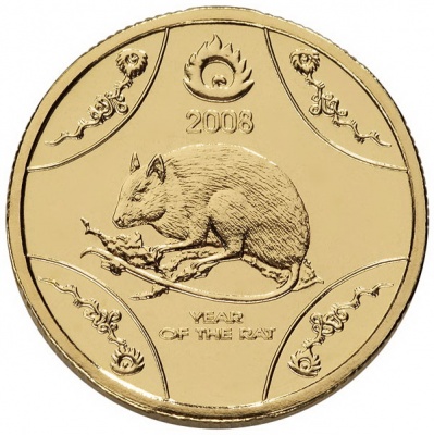 Австралия. 1 доллар. 2008 (Unc) 
