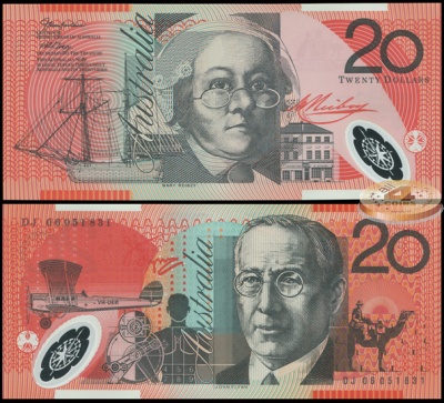 Австралия. 20 долларов (Unc. Пластик) 2006