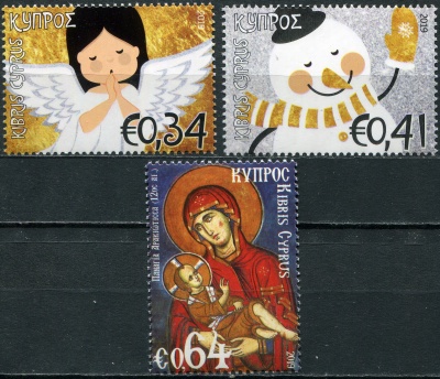 Кипр. 2019. Рождество 2019 (Серия Почтовых марок. MNH OG)