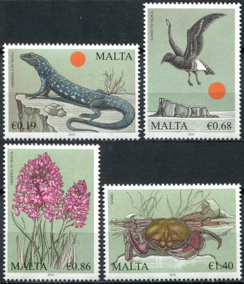 Мальта. 2010. Международный год биоразнообразия (Серия Почтовых марок. MNH OG)
