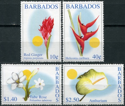 Барбадос. 2002. Цветы (Серия. MNH OG)