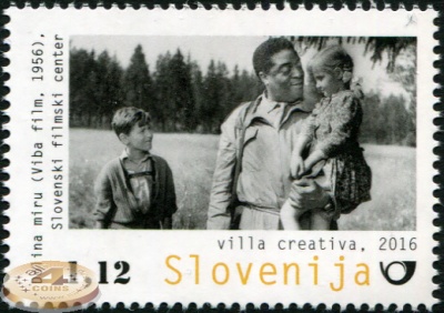 Словения. 2016. Фильмы Словении - "Долина Мира" (Почтовая марка. MNH OG)