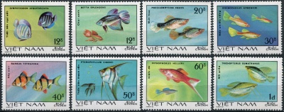 Вьетнам. 1980. Декоративные рыбы (Серия. MNH OG)