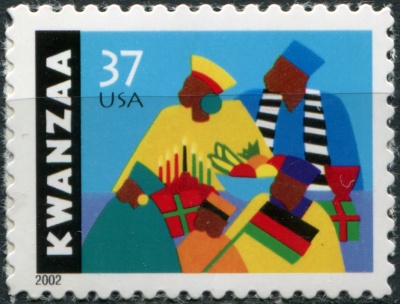 США. 2002. Афроамериканский фестиваль Кванзаа (Почтовая марка. MNH OG)