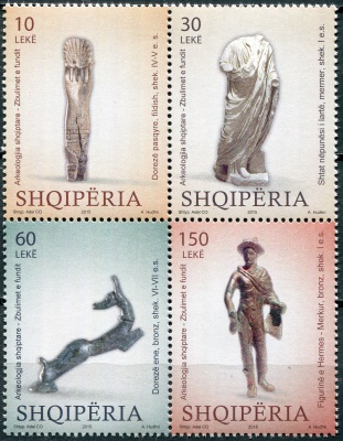 Албания. 2015. Археологические находки (Квартблок. MNH OG)
