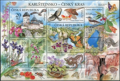 Чехия. 2013. Регион Карлштейн (Почтовый блок. MNH OG)