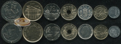 Испания. Набор №5 (7 монет) 1983-2001