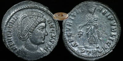 Римская империя. Елена (мать Константина I). AE 3 (aXF)