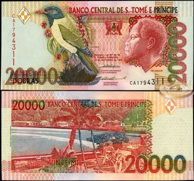 Сан-Томе и Принсипи. 20000 добр (Unc) 1996