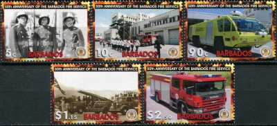 Барбадос. 2005. 50 лет пожарной службе Барбадоса (Серия. MNH OG)