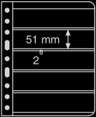 Черный лист Vario на 5 ячеек [1 шт] (Leuchtturm)
