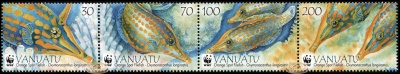 Вануату. 2013. Длиннорылый оксимонакант (Сцепка. MNH OG)