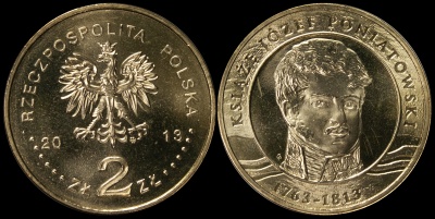 Польша. 2 злотых. 2013 (Unc) 200 лет со дня смерти Юзефа Полятовского