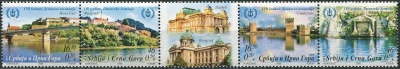 Сербия и Черногория. 2006. 150-летие Дунайской комиссии (II) (Сцепка. MNH OG)