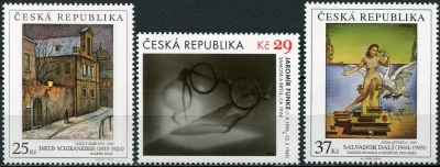 Чехия. 2014. Произведения искусства на почтовых марках (Серия Почтовых марок. MNH OG)