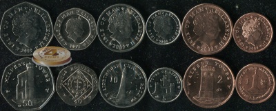Остров Мэн. Набор №4 (6 монет) 2009