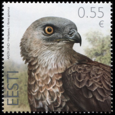 Эстония. 2015. Осоед (Почтовая марка. MNH OG)