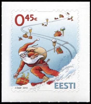 Эстония. 2012. Рождество 2012 (Почтовая марка. MNH OG)