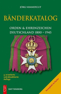Й. Ниммергут. Каталог лент орденов и знаков отличия Германии 1800-1945