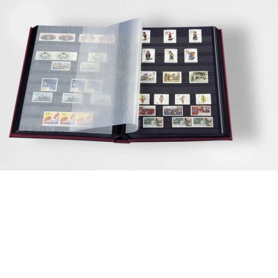 Альбом для марок LS 2/8. 16 черных страниц (Leuchtturm)