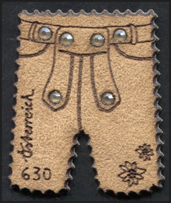 Австрия. 2015. Кожаные штаны (Почтовая марка. MNH OG)
