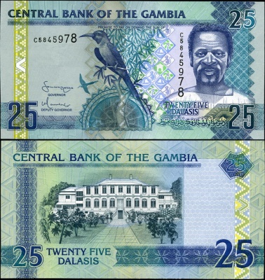 Гамбия. 25 даласи (Unc) 2006