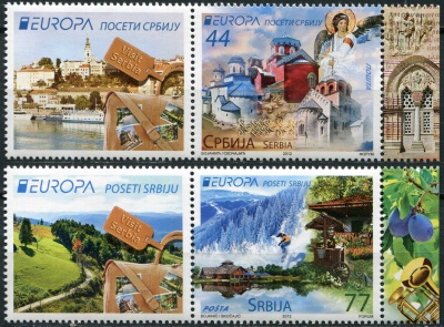 Сербия. 2012. Посетите Сербию (Серия. MNH OG)