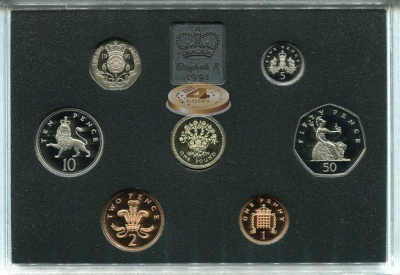 Великобритания. Официальный набор (Proof. 7 монет) 1991