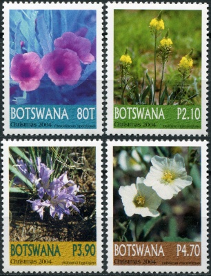 Ботсвана. 2004. Цветы (Серия. MNH OG)