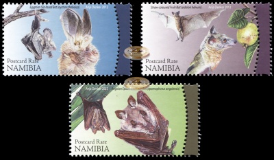 Намибия. 2012. Летучие мыши Намибии (Серия. MNH OG)