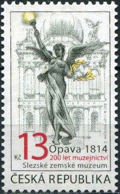 Чехия. 2014. 200 лет Силезскому музею, Опава (1814)  (Почтовая марка. MNH OG)