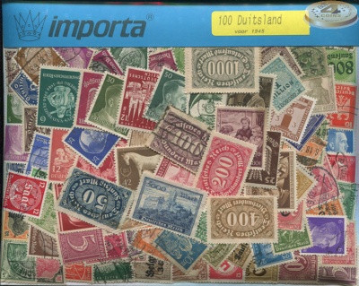 Германия до 1945. Набор почтовых марок (100 шт. Ассорти)