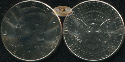 США. 1/2 доллара. 2005.D (Unc)