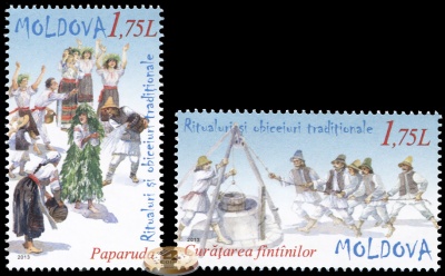 Молдова. 2013. Национальные ритуалы и обычаи (Серия. MNH OG)