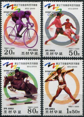 КНДР. 1998. Летние Олимпийские игры 2000 - Сидней (Серия Почтовых марок. MNH OG)