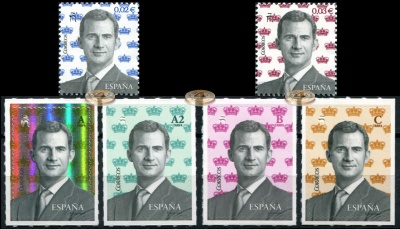 Испания. 2016. Король Филипп VI (Серия. MNH OG)