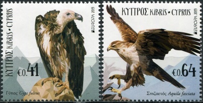 Кипр. 2019. Национальные птицы (Серия Почтовых марок. MNH OG)