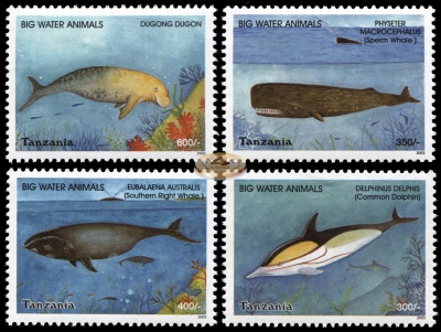 Танзания. 2003. Большие Морские Животные (Серия. MNH OG)